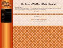 Tablet Screenshot of houseofwaffles.net